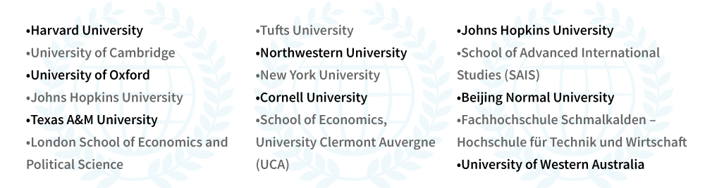 United Nations YPP Universities