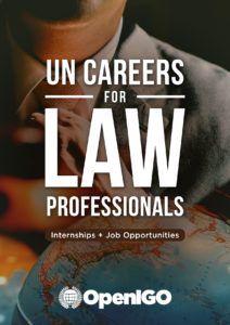 Carrières à l'ONU pour les professionnels du droit